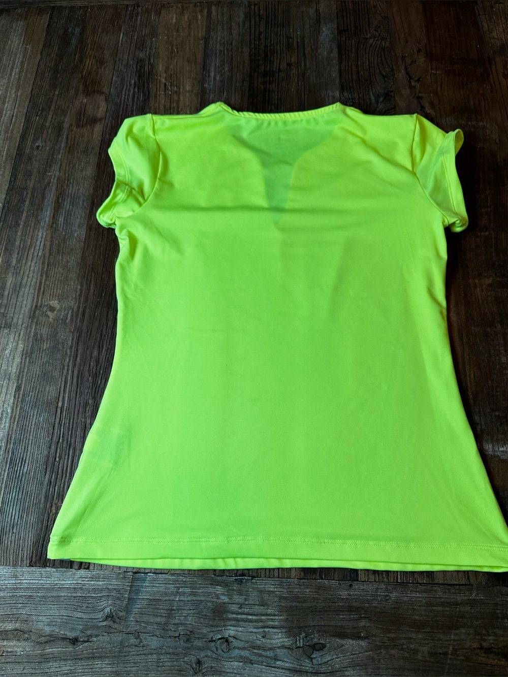 Nike Women’s Neon Lime Short Sleeve Dri-FIT Top - Picture 5 of 8